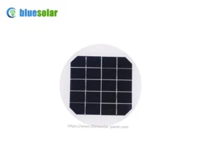 Circular Solar Panel, 5V 1W