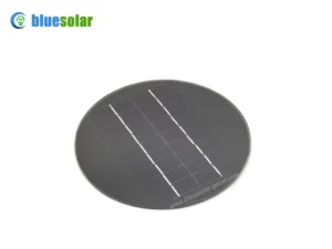 Circular Solar Panel, 9V 2W